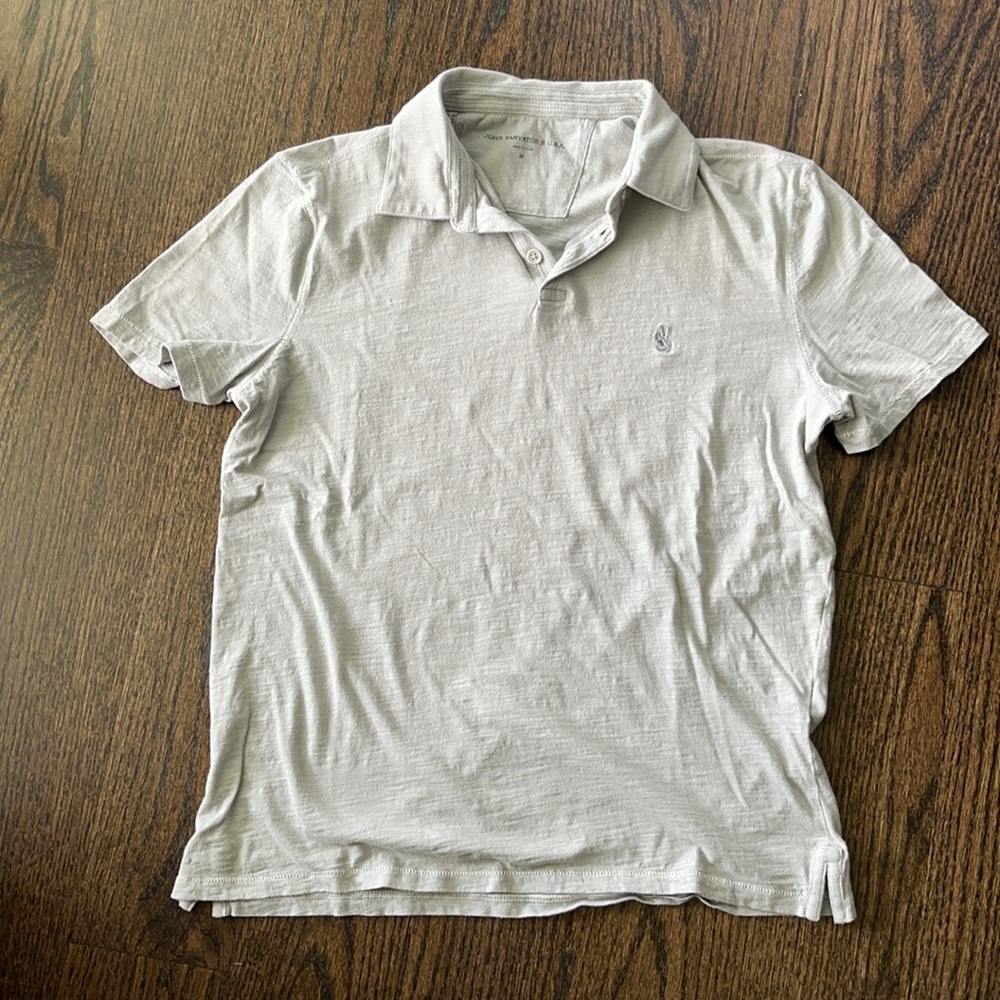 John Varvatos ⭐️ Star USA peace sign polo M